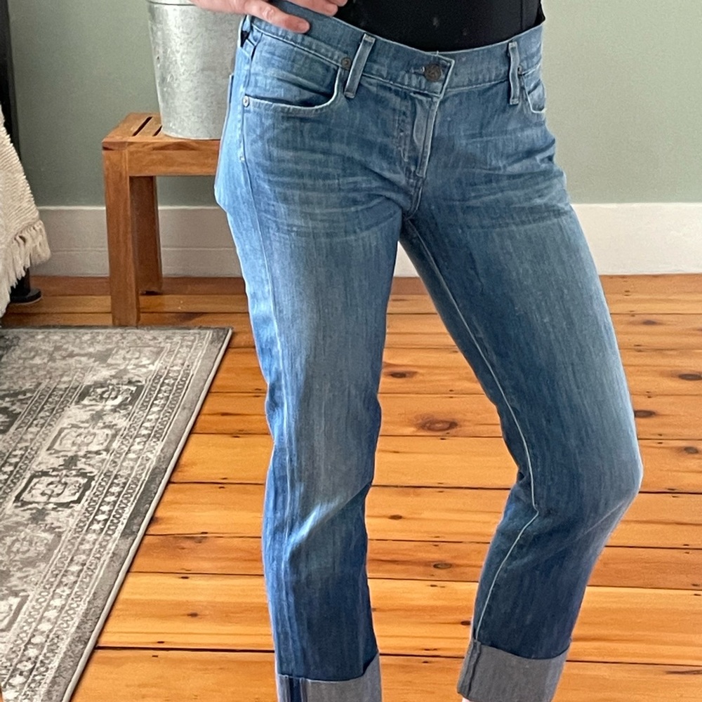 Citizen’s of Humanity cropped straight leg jean